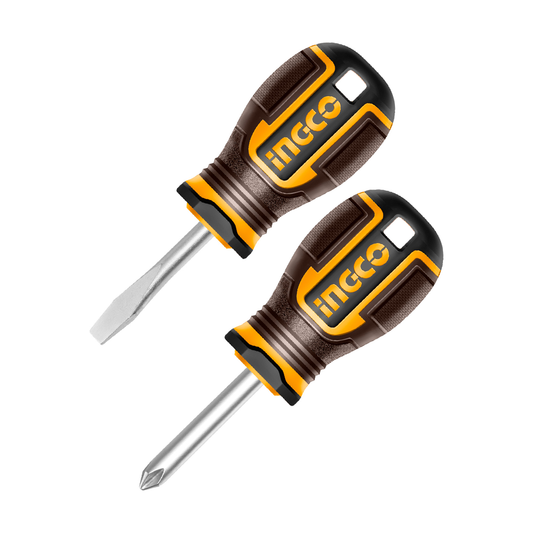 Ingco HKSDS2228 Stubby Screwdriver Set 2Pcs | Ingco by KHM Megatools Corp.