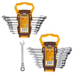 Ingco HKSPAR2016 Rachet Spanner Set 16Pcs | Ingco by KHM Megatools Corp.