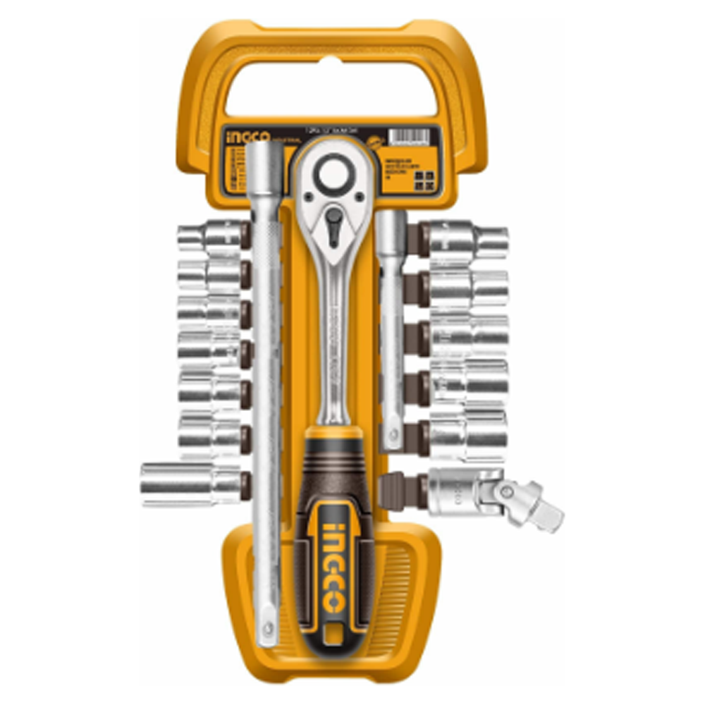 Ingco HKTS12171 DR. 1/2"Socket Set 17Pcs | Ingco by KHM Megatools Corp.
