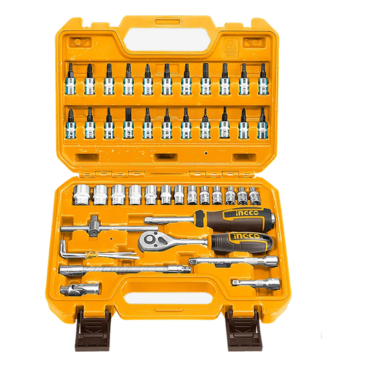 Ingco HKTS14462 1/4" Socket Bit Set 46Pcs | Ingco by KHM Megatools Corp.