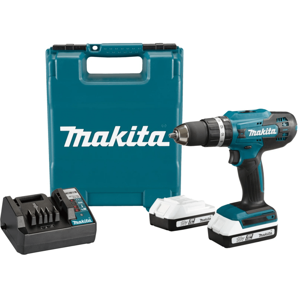 Makita HP488D006 18V Cordless Hammer Drill 13mm (G-Series) [Kit] [2.0Ah] - KHM Megatools Corp. Main image