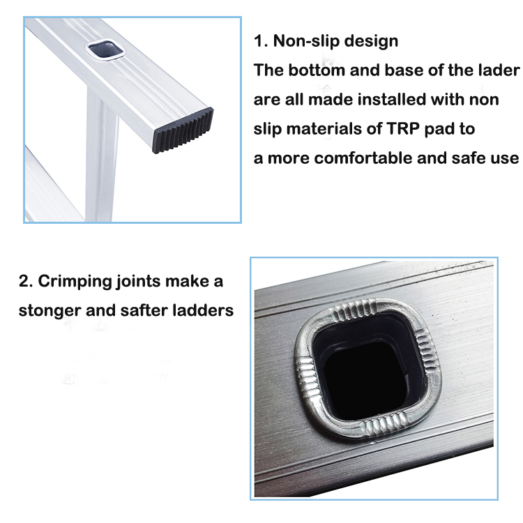 Miller ARL-300 Rescue Single Aluminum Ladder with Hook (Fire Exit)
