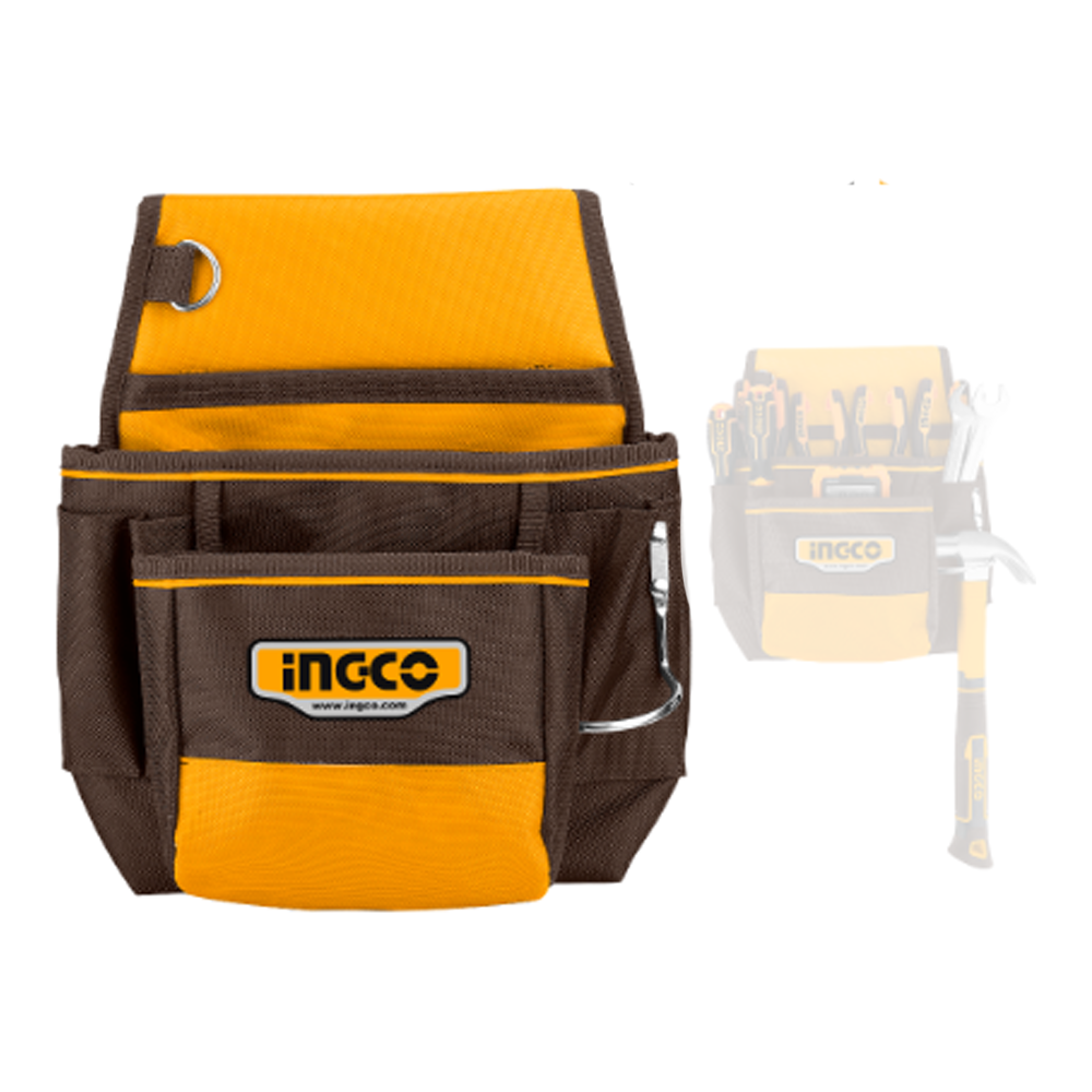 Ingco HTBP010128 Tool Belt Pouch / Tool Bag 9 Pockets