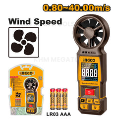 Ingco HETAN031 Digital Anemometer