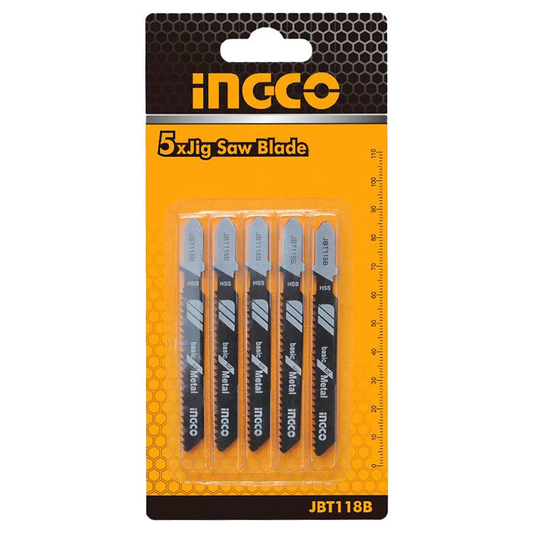 Ingco JBT118B Jigsaw Blade fro Metal 5pcs | Ingco by KHM Megatools Corp.