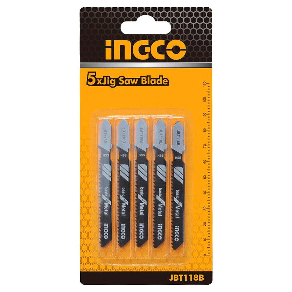 Ingco JBT118B Jigsaw Blade fro Metal 5pcs