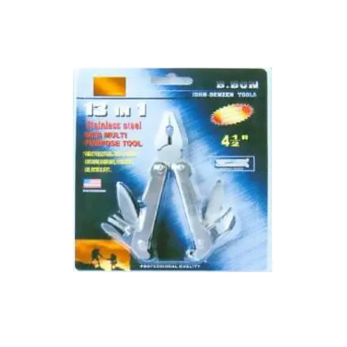 John Benzen PLB013F Pocket Tool 13 in 1 w/ Nylon Pouch