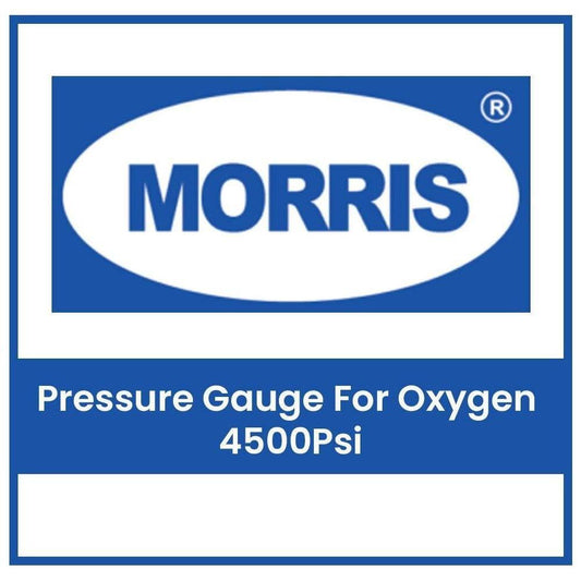 Morris Pressure Gauge For Oxygen 4500Psi | Morris by KHM Megatools Corp.