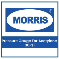 Morris Pressure Gauge For Acetylene 30Psi