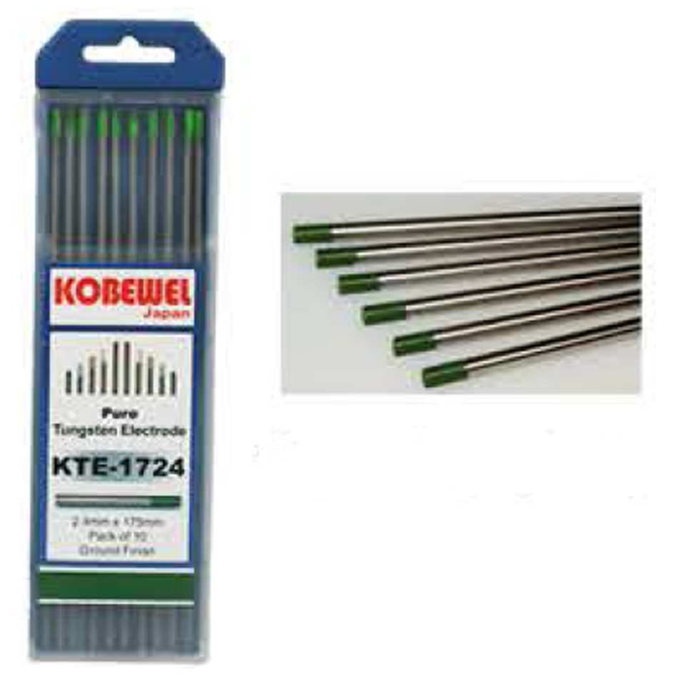 Kobewel Pure Tungsten Electrode 10Pcs | Kobewel by KHM Megatools Corp.