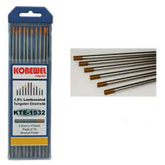 Kobewel Lanthanated Tungsten Electrode 10Pcs