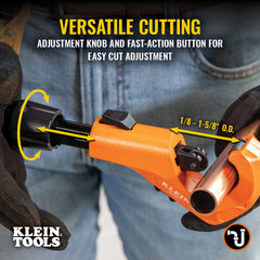 Klein 50061-9 Quick Adjust Tubing Cutter 1-5/8"