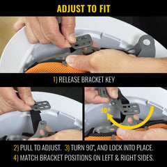 Klein 60407 Full Brim w/ Headlamp Vented Hard Hat