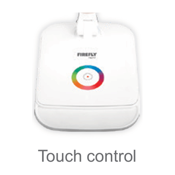 Firefly 60 LED Tricolor Desk Lamp with Multi-Color Night Light | Firefly by KHM Megatools Corp.