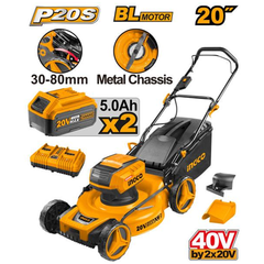 Ingco LMLI20186 Cordless Li-Ion Lawn Mower 18" 40V 5.0AH