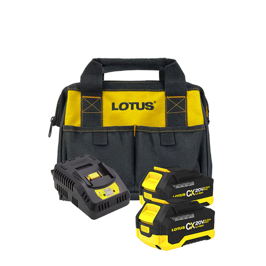 Lotus CCB400X2-VP Battery and Charger Starter Kit 2pcs x 4.0Ah 20V