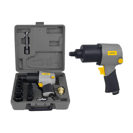Lotus LT12RCX Pneumatic Air Impact Wrench w/ 17pcs Accessories 1/2" Drive