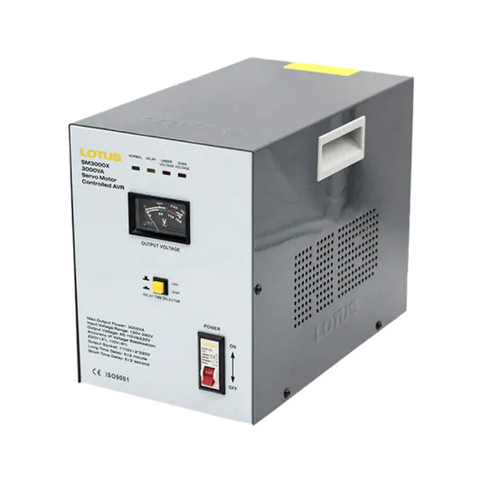 Lotus SM3000X Automatic Voltage Regulator Servo Motor 3000VA