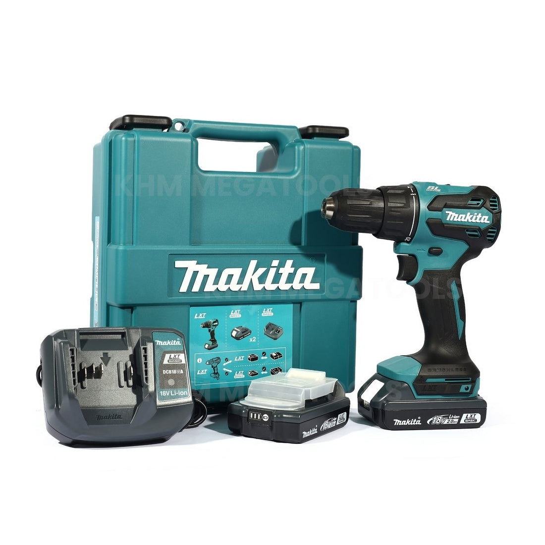 Makita DHP490WVE 18V [LXT-Series] Cordless Brushless Hammer Drill