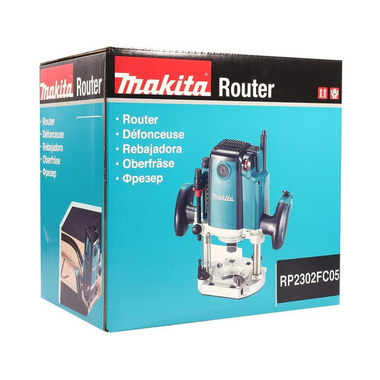 Makita RP2302FC05 Plunge Router (Variable Speed) [1/2"] 2300W | Makita by KHM Megatools Corp.