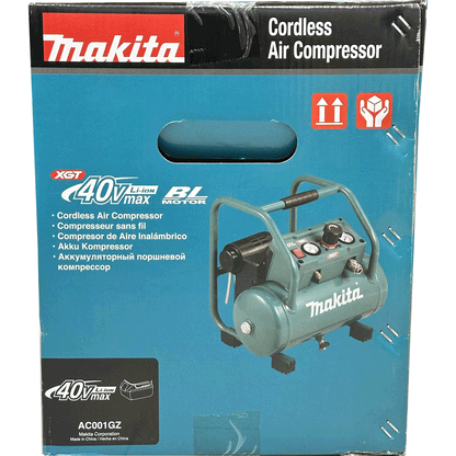 Makita AC001GZ 40V Cordless Air Compressor 135psi (Noise less) XGT [Bare] | Makita by KHM Megatools Corp.