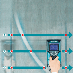 Makita DWD181ZJ 18V Cordless Wall Scanner / Floor Scanner 180mm (LXT) [Bare] - KHM Megatools Corp.