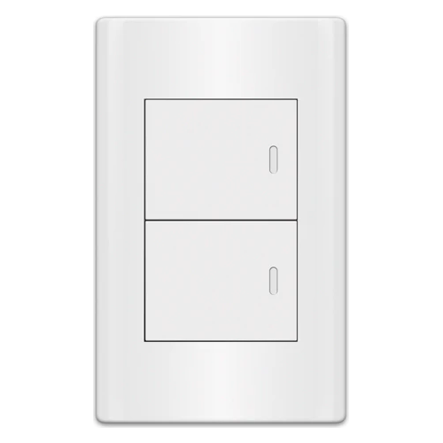 Royu MD504 2-Gang Switch 3-Way Set 16A (Plano) [White] | Royu by KHM Megatools Corp.