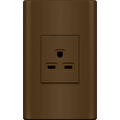 Royu MD901/DW 1-Gang Aircon Outlet Set 20A (Plano) [Dark Wood]