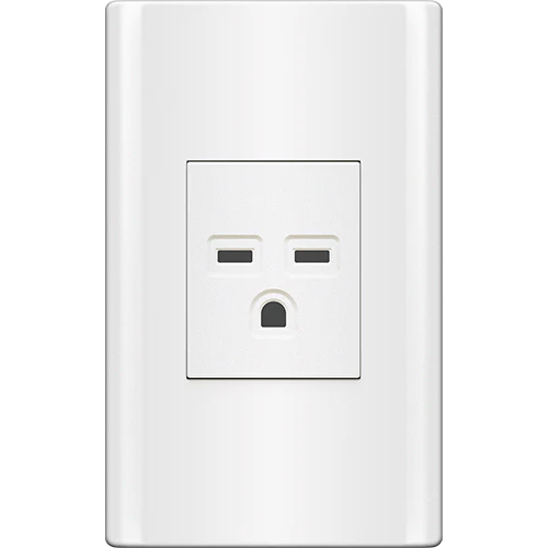 Royu MD901 1-Gang Aircon Outlet Set 20A (Plano) [White]