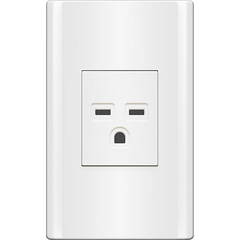 Royu MD901 1-Gang Aircon Outlet Set 20A (Plano) [White]