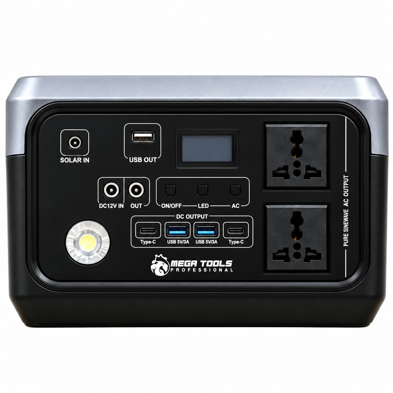 Megatools LX-ABS13-600W Portable Power Station 600W – KHM Megatools Corp.
