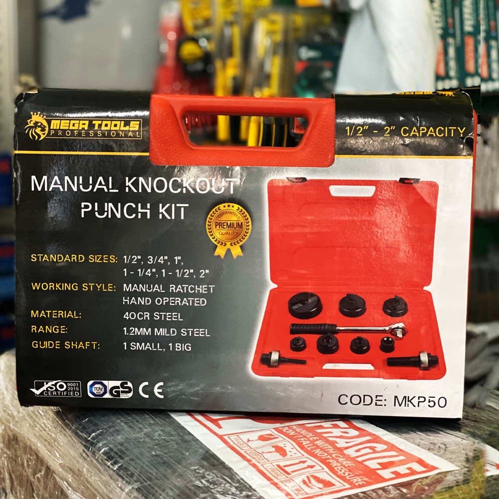 Megatools MKP50 Manual Knockout Punch Kit (Order Cancel) | Discounts by KHM Megatools Corp.