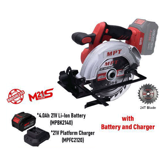 MPT MPCCS21165 Brushless Cordless Circular Saw | MPT by KHM Megatools Corp.