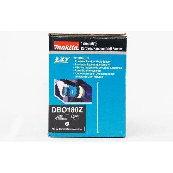 Makita DBO180Z 18V Cordless Random Orbit Sander (LXT-Series) [Bare] | Makita by KHM Megatools Corp.