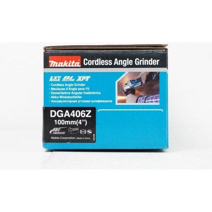 Makita DGA406Z 18V Cordless Brushless Angle Grinder (LXT-Series) [Bare] | Makita by KHM Megatools Corp.