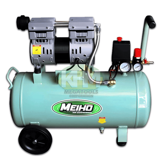 Meiho Oil-less Air Compressor 0.75 - 1 HP (Silent Type) | Meiho by KHM Megatools Corp.