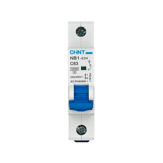Chint NB1-63H 1P 10KA with ON/OFF Indicator Miniature Circuit Breaker (1 Module) | Chint by KHM Megatools Corp.