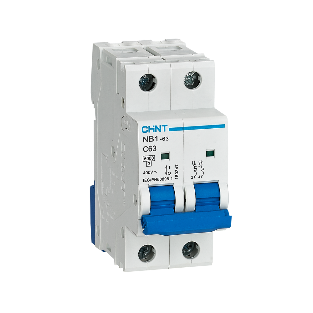 Chint NB1-63 2P 6KA with ON/OFF Indicator Miniature Circuit Breaker(2 Module) | Chint by KHM Megatools Corp.