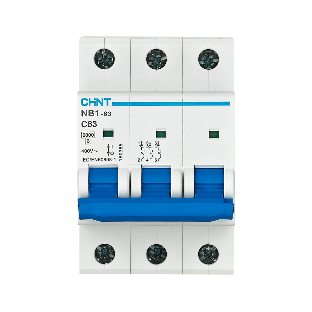 Chint NB1-63 3P 6KA with ON/OFF Indicator Miniature Circuit Breaker (3 Module) | Chint by KHM Megatools Corp.