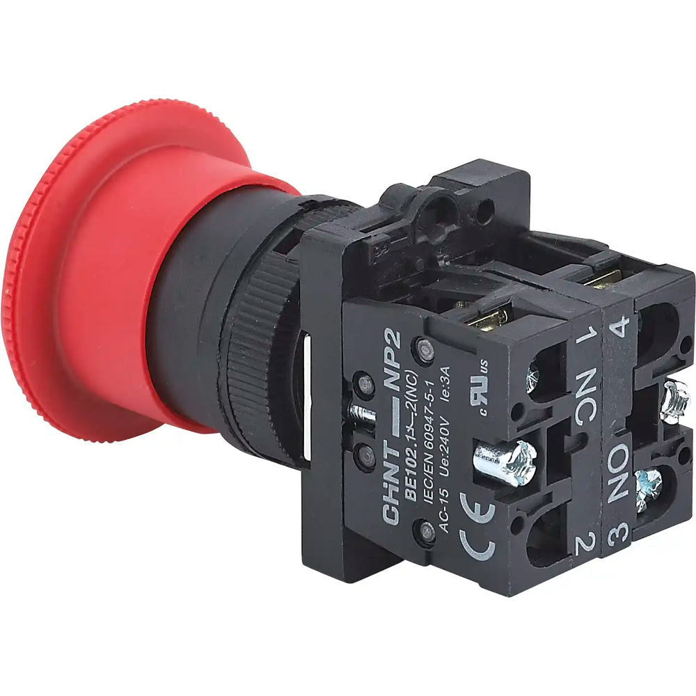 Chint NP2-BS445 Mushroom Type Push Button | Chint by KHM Megatools Corp.
