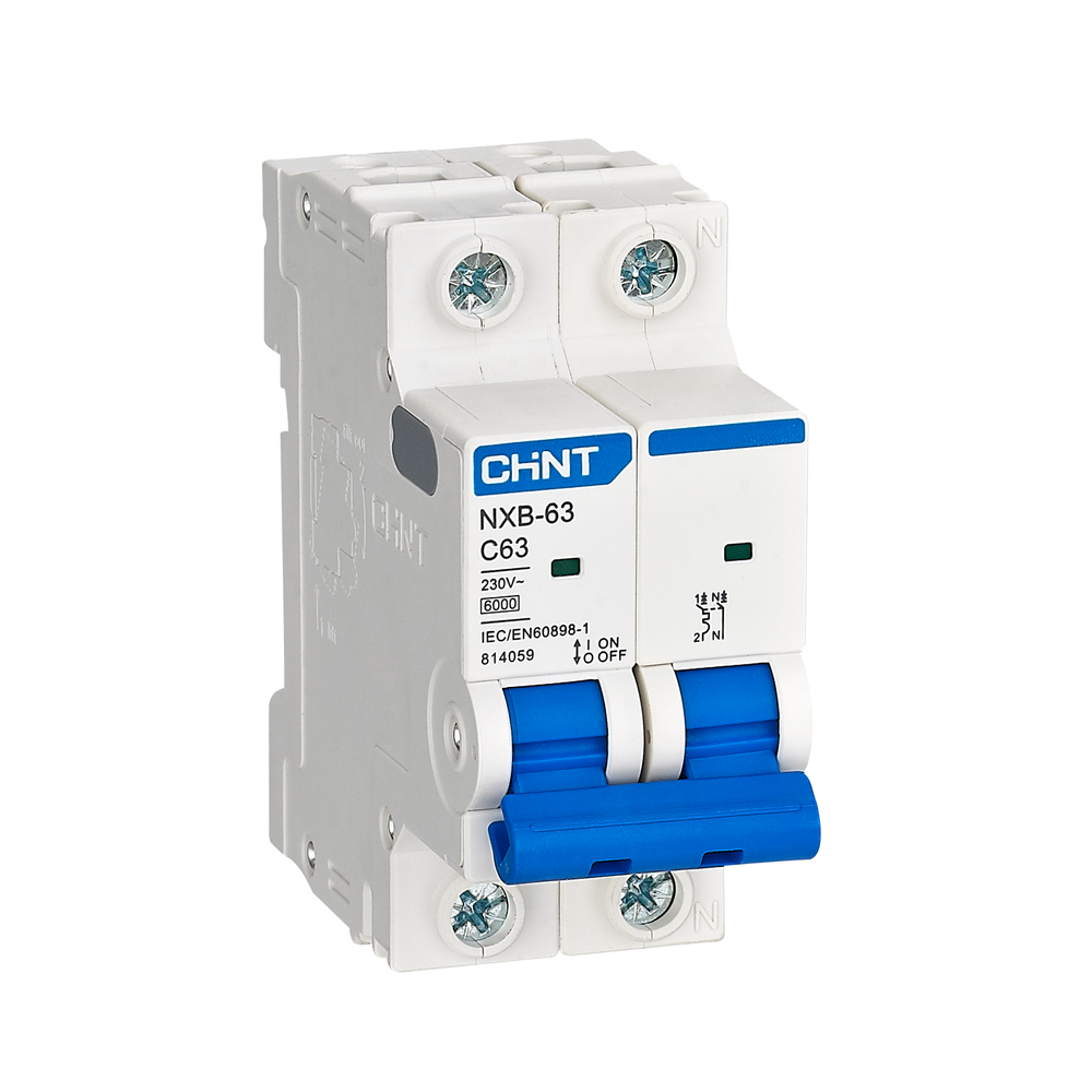 Chint NXB-63 2 Pole 6KA 220-240V Miniature Circuit Breaker | Chint by KHM Megatools Corp. Main image