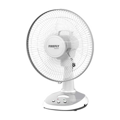 Firefly FEL6112 12" Oscillating 3-Speed Fan with LED Night Light  and USB Mobile Phone Charger | Firefly by KHM Megatools Corp.