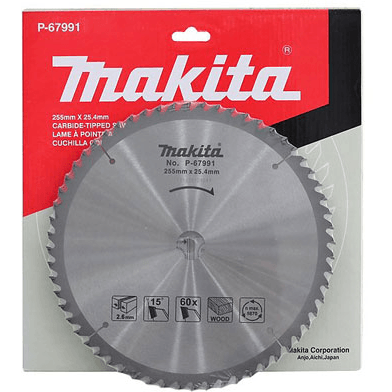 Makita P-67991 Circular Saw Blade 10" x 60T for Wood