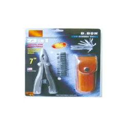 John Benzen PLB0023 Pocket Tool Kit 23 in 1 w/ Leather Pouch (7")