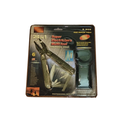 John Benzen PLB024 Pocket Tool 24 in 1 w/ Nylon Pouch | UT by KHM Megatools Corp.