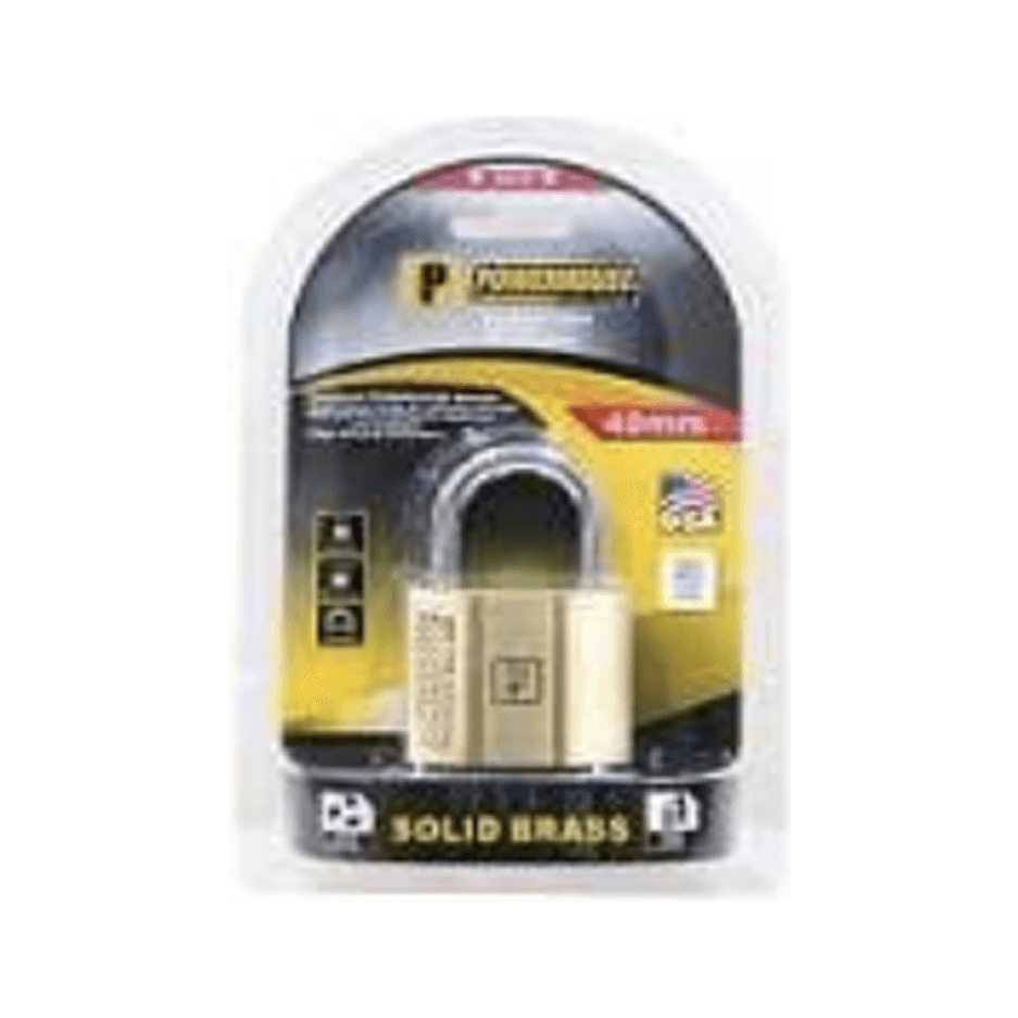 Powerhouse Solid Brass Padlock H.D. PH140 Short Shackle - KHM Megatools Corp.