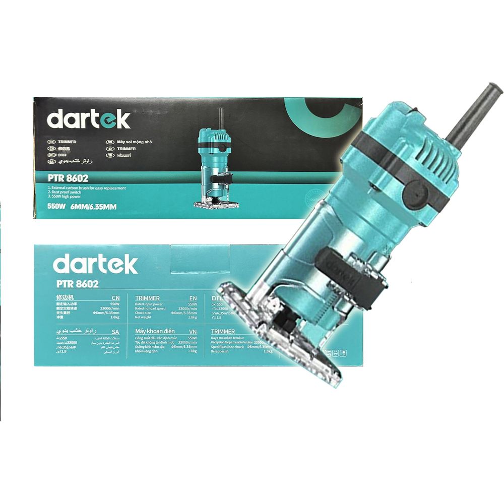 Dartek PTR 8602 Palm Router / Trimmer 550W