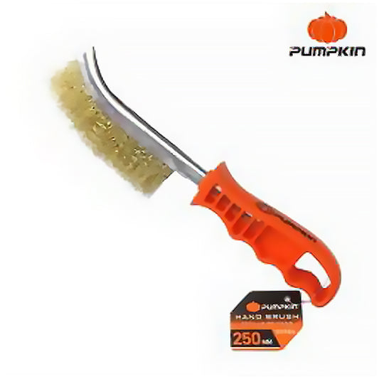Pumpkin MTC33366 Copper Coated Twisted Steel Hand Brush 250mm