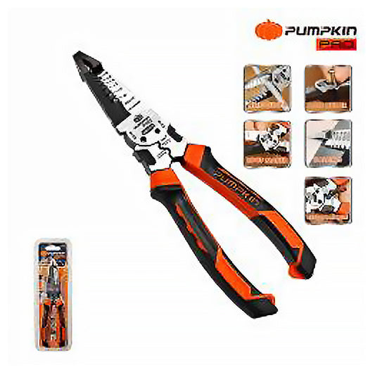 Pumpkin PM17824 Origin Wire Stripping Long Nose Combination Pliers 8.5"
