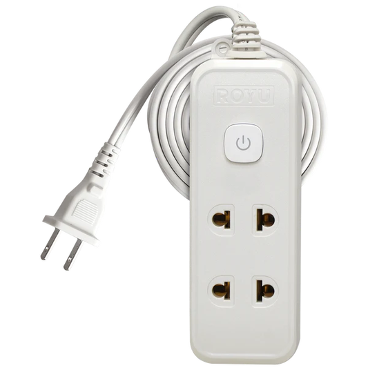 Royu REDEC133-3 ( 2+1 Gang ) Push Button Switch with Light Indicator Extension Cord | Royu by KHM Megatools Corp.